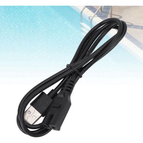 Câble de charge USB PVC pour aspirateur de piscine rechargeable - Compatible avec les modèles 28620, 28620E et CL1704 (1/5)