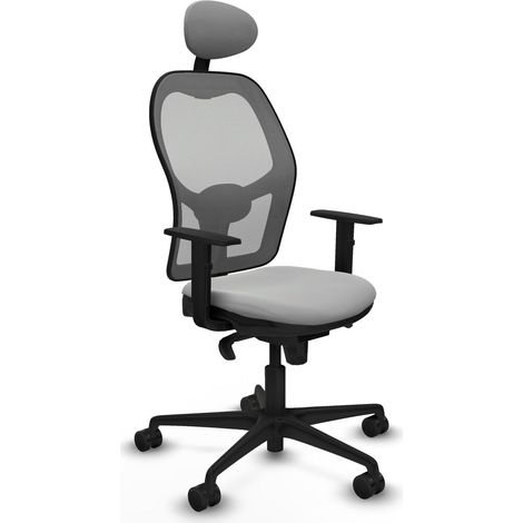 Sedia Ufficio con Poggiatesta Jorquera Piqueras y Crespo 1D036N1 Grigio chiaro (1/5)