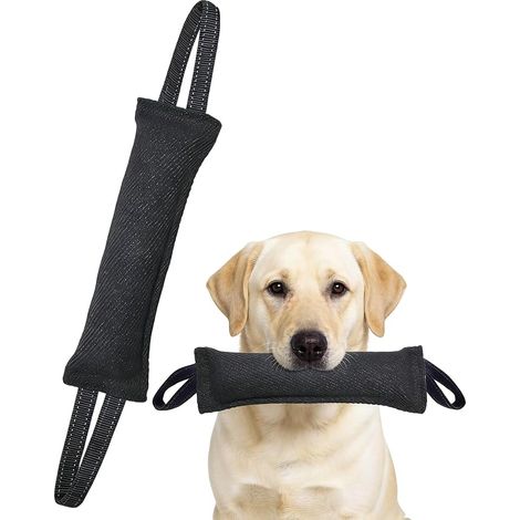 Dog Bite Dog Toy with Handles for Medium and Large Puppies, Interactive Training Game (1/3)