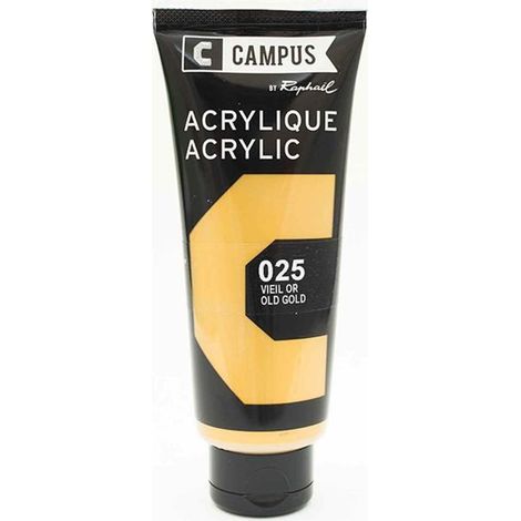 Peinture acrylique 100 ml - Vieux doré n°025