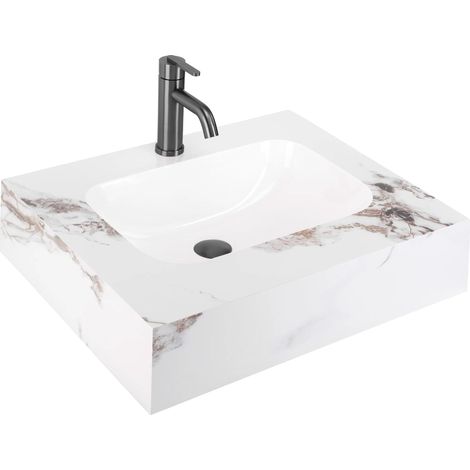 Lavabo sospeso REA Aresa Cold Jade 60 (1/5)