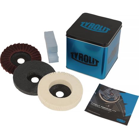 Set di programmi per lucidatura PREMIUM da 5 pezzi, diametro 125 mm, per smerigliatrici angolari