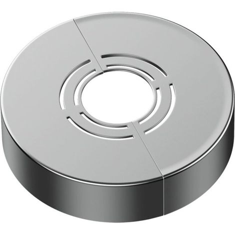 Lot de 2 rosace mitigeur douche 3 tailles en 1, rosace robinet divisée pour Ø 21 mm/26 mm/33 mm,cache tuyau radiateur, rosace robinet douche, rosace filetée, rosace radiateur (70 x 30) (1/4)