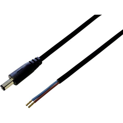 BKL Electronic 072058 Cavo per bassa tensione Spina a bassa tensione - Estremità aperta 5.5 mm 2.5 mm 2.00 m 1 pz. (1/2)
