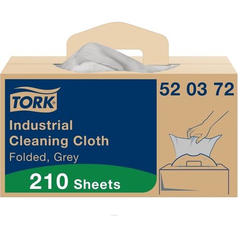 TORK 520372 Lingettes nettoyantes 1 couches (1/6)