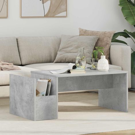 Couchtisch Beton Grau 90 x 45 x 35 cm Holzwerkstoff