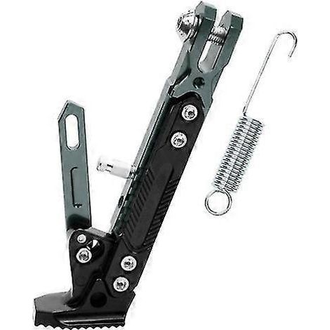 Verstellbare CNC-gefräste Metall-Fußhalterung für Motorräder, Seitenhalterung, robuste und korrosionsbeständige Halterung, Motorradständer-Zubehör – wie abgebildet (1/5)