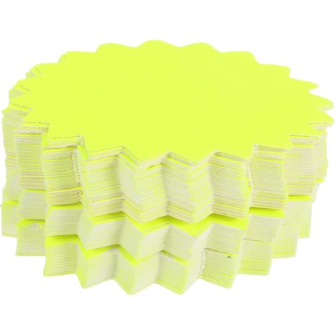 Didiseaon 100 Etiquetas de Precio Papel Amarillo Gran Capacidad
