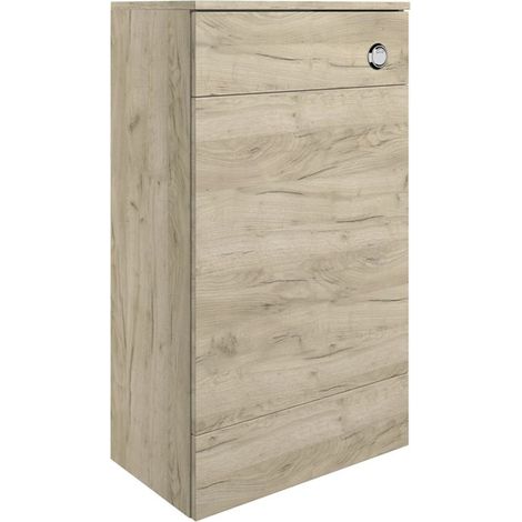 Signature Aalborg Back to Wall WC Toilet Unit 500mm Wide - Oak (1/3)
