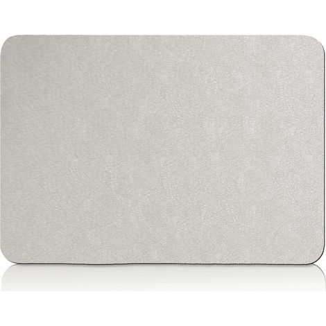 Tapis de bain en terre de diatomées, tapis de sol en pierre naturelle à séchage rapide, tapis de bain absorbant, 60x40cm (Beige) (1/5)