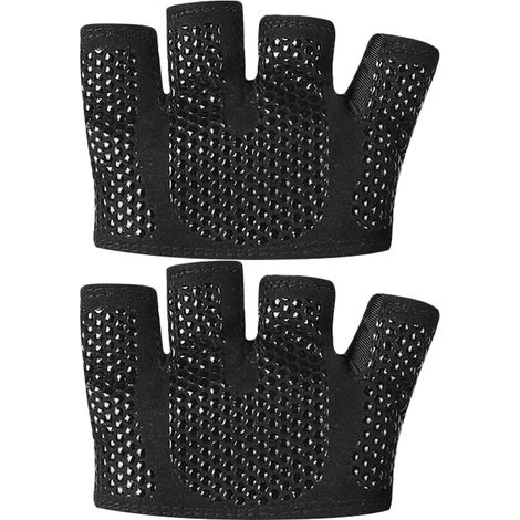 Gants D'Entrainement - Paume Rembourrée Antidérapante En Silicone - Maille Respirante - Pour Musculation Cyclisme Randonnée - 1 Paire (1/5)