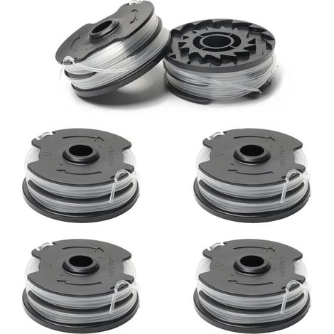 6 bobines de coupe pour Parkside, fil nylon 10m ⌀1,6mm, compatible PRT 550 A1/A3, PRTA 20-Li, PRT 300 A1. (1/5)