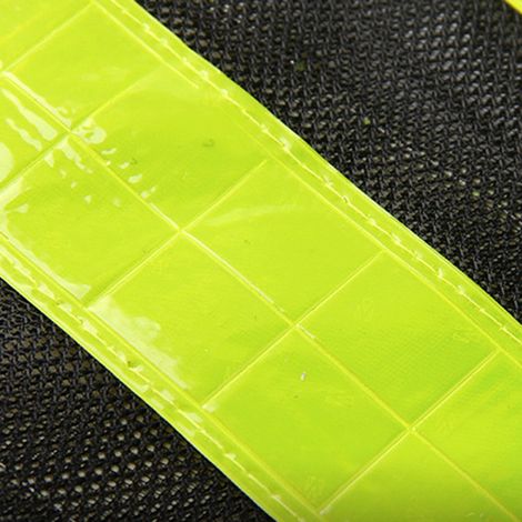 Gilet de sécurité réfléchissant pour la construction ferroviaire et routière (noir et jaune) (1/4)
