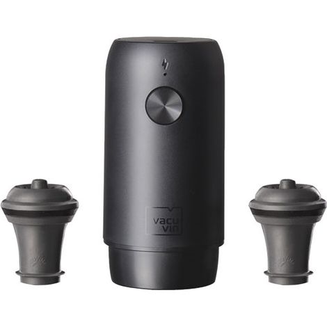Pompa per vino elettrica + 2 tappi - Conservatore di vino - Vacuvin
