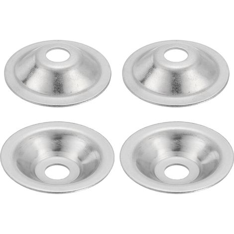 4 Pcs M16 Rondelles Inox 2x80mm Acier Inoxydable 304 Rondelle d'Arbre pour Meuleuse d'Établi, Polisseuse à Brosse Métallique, Argenté (1/5)
