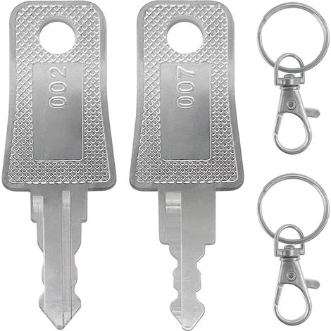 Clés TSA Compatibles TSA002/TSA007 – Lot De 2 Clés Robustes Pour Cadenas Valise – Accessoires Voyage Sécurité – Métal Durable (1/5)