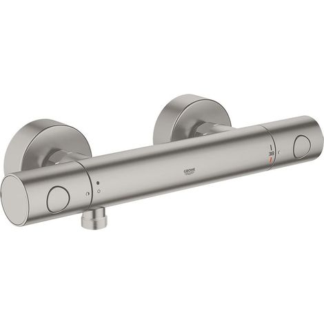GROHE 34065DC2 THM-Brausebatt. Grohtherm 1000 C 340652 Wandmontage supersteel (1/7)