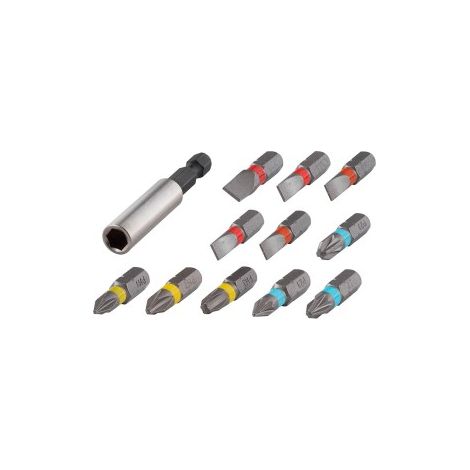 Jeu d'embouts solides, avec porte-embouts magnétique 2445000 wolfcraft. (1/4)