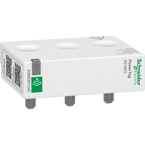 PowerTag - capteur de mesure radio-fréquence - iC60 iID DT60 - 3P - 63A - am/av - A9MEM1540 (1/2)