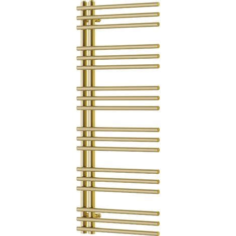 Mexen Neptun radiador decorativo para ba帽o 1200 x 500 mm, 360 W, dorado - W101-1200-500-00-50