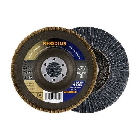 Disco flap Rhodius 211331 125 mm abrasivo circonio