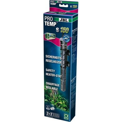 JBL ProTemp S 150 - Aquarienheizung 150W Sicherheits-Regelheizer + Schutzkorb