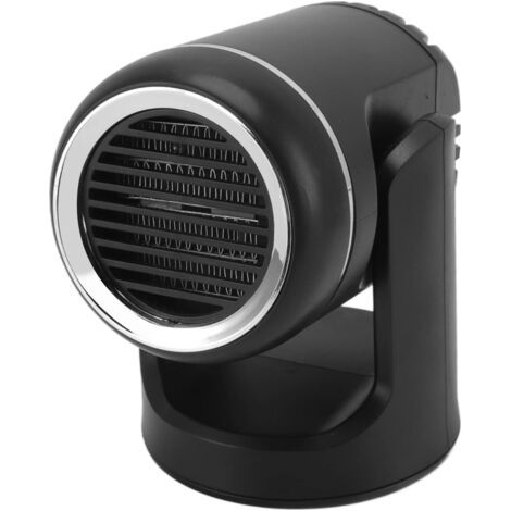 Chauffage et ventilateur de voiture - Dégivreur et désembueur portable 2 en 1 avec ventouse - Chauffage rapide pour l'hiver - Ajustement universel pour voitures, camions et SUV (prise allume-cigare) (1/4)