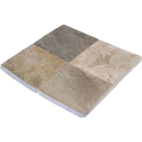 Dallage pierre naturelle Quartzite Bali 15x15x1,5 cm (1/5)