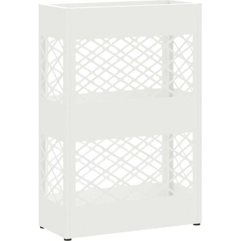 Porte-parapluie Blanc 28 x 12 x 41 cm Acier (1/5)