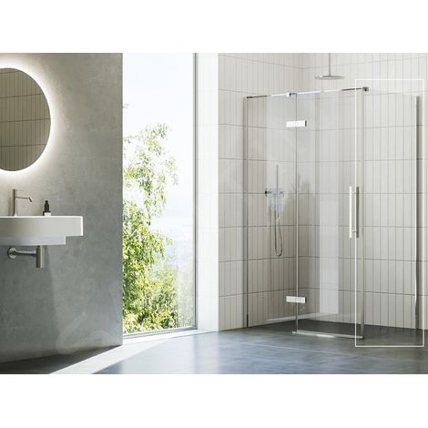 Ravak Cool - Paroi de douche, 100x195 cm, chrome/verre clair X9VVA0A00Z1 (1/2)