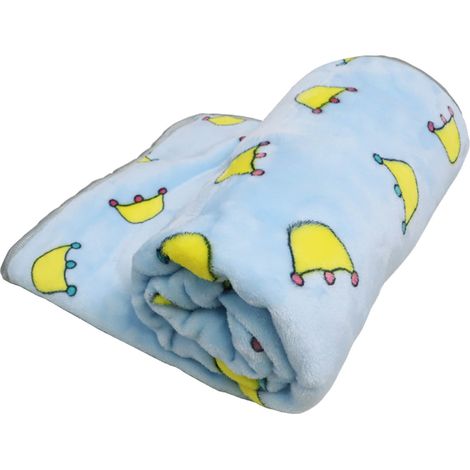 Couverture Pour Animaux - Flanelle Douce 40x60 cm - Tapis De Couchage Pour Chien Et Chat - Imprimé Pattes - 1 Pièce