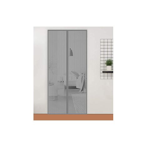ZANZARIERA MAGNETICA P/PORTA 140X240CM GRIGIO- IRS- 1,0 pz