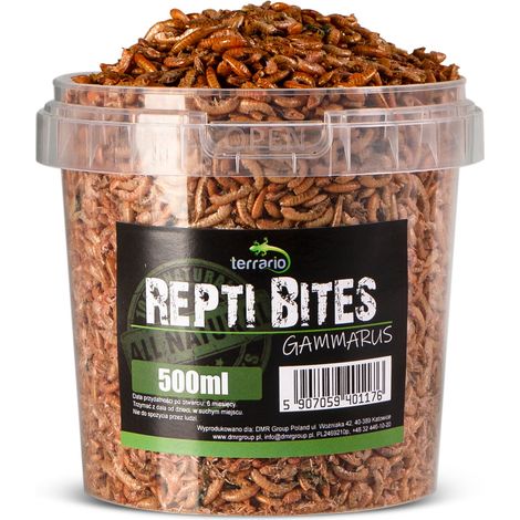 Terrario Repti Bites Gammarus 500ml - gammarus deshidratado (1/5)