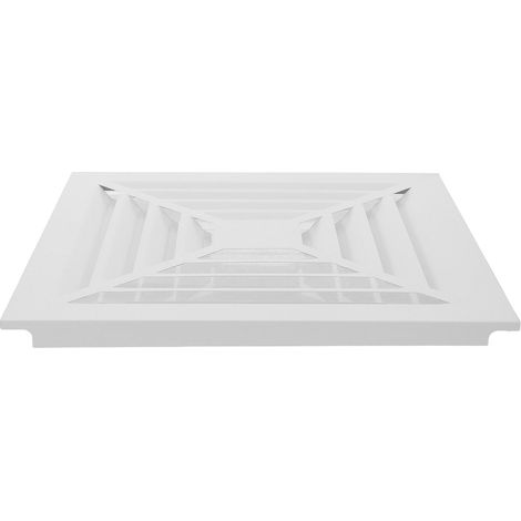Cache-ventilateur d'extraction de salle de bain, grille de ventilation de plafond blanche de remplacement, caches décoratifs muraux pour murs et plafonds, installation facile (1/5)