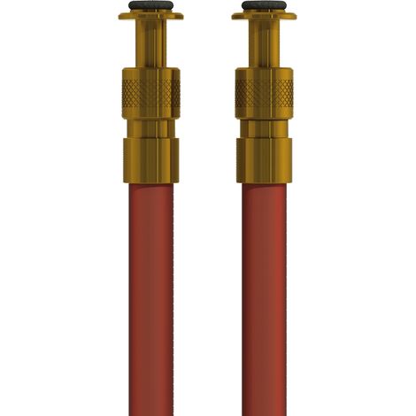 Delabie Tuyau cuivre non chromé M10x1AG L385mm, 2 pièces