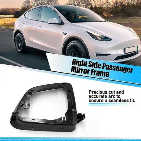 Für Tesla Model Y 2019-2023 Seitenspiegelabdeckung Untere Halterung Rahmen 8202101 8202201 Edition 0621