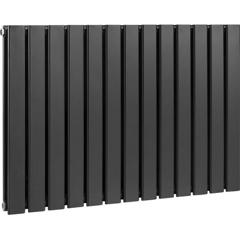 Baridi DH346 Horizontal Radiator Double Flat Panel 600 x 910mm Black