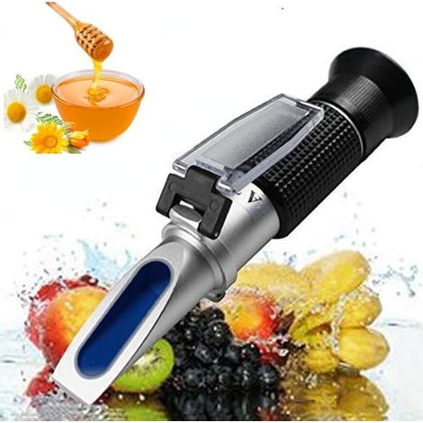 LYERCW - Réfractomètre à miel avec ATC, réfractomètre à fruits 0-32, Brix-mètre, réfractomètre à vin (1/5)