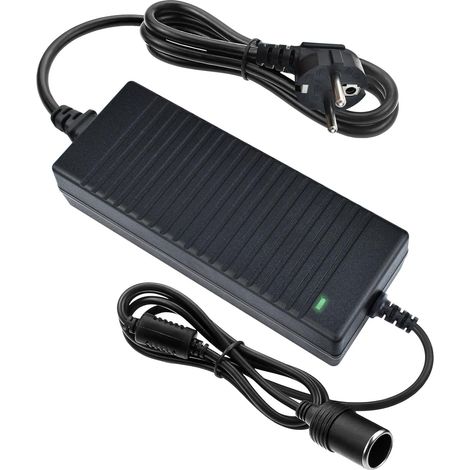 AC à DC Adaptateur 220V à 12V Transformateur 15A 180W Convertisseur Automobile Prise Allume Cigare de Voiture Chargeur Secteur pour Gonfleur Pneu, Aspirateur (1/5)