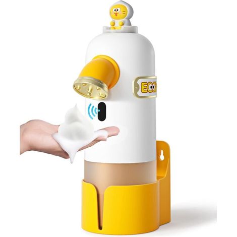 Dispenser automatico di sapone, dispenser elettrico di sapone senza contatto, dispenser automatico di schiuma disinfettante con sensore di movimento a infrarossi - Crezuo