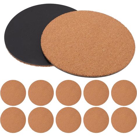 12 Kork Pflanzenuntersetzer 10 cm Kork Pflanzenuntersetzer