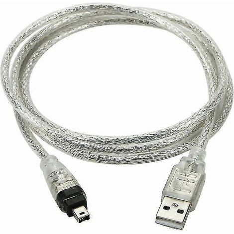 Câble adaptateur USB mâle vers FireWire IEEE 1394 4 broches mâle pour caméscope Sony DCR-TRV75E - Acheter maintenant (1/5)