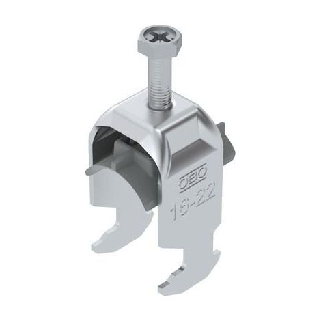 Bügelklemme obo-bettermann bs-h1-k-22 aluminium 16-22mm