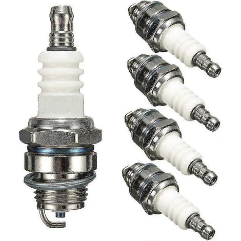Bougies d'allumage RJ19LM BR2LM pour moteurs Briggs & Stratton (lot de 5) (1/4)