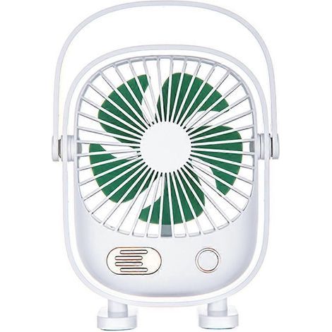 Ventilateur de table personnel, mini, rechargeable par USB, durable, avec 3 vitesses (1/4)