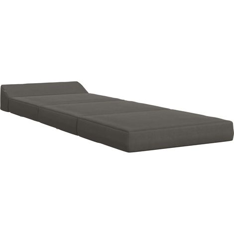 Divano Letto Sofa bed Pieghevole Grigio Scuro 200 x 70 x 10 cm (1/5)