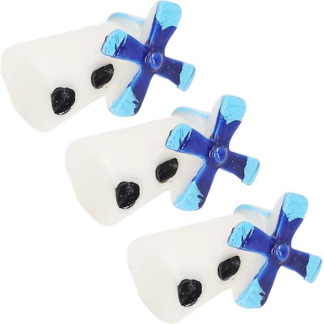 Kit de loisirs créatifs comprenant 50 moulins à vent en résine pour maisons de poupées, adorables moulins à vent miniatures pour la maison et la table, charmante décoration pour micro-paysages. (1/5)