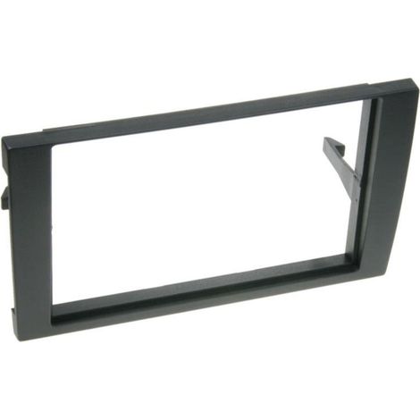 Facade autoradio 2DIN compatible avec Audi A4 B6 B7 00-09 Noir L00se