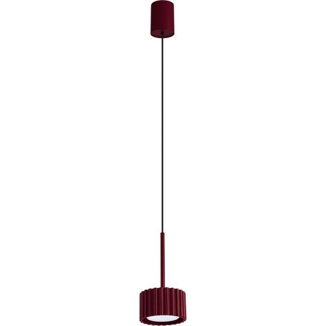 Lampes suspendues AURA aluminium bordeaux 1xGx53 10cm Sollux (1/2)