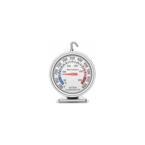 Thermomètre de Four Analogique Acier Inoxydable Grand Cadran pour Four Électrique Gaz Barbecue Cuisine